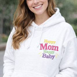 Sudadera Bordada Con Capucha Sudadera con bordado Feliz Día de la Madre regalo 