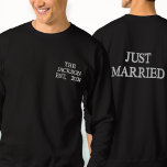 Sudadera Bordada Just Married hoodie - Personalized Mr and Mrs<br><div class="desc">If you are looking for the perfect gift for a newlywed couple, you can't miss our selection of Just Married, hoodies and personalized hoodies with Mr. and "Mrs. embroidery, ideal for celebrating their love in a unique and fun way, along with customized t-shirts and elegant shirts that they can wear...</div>