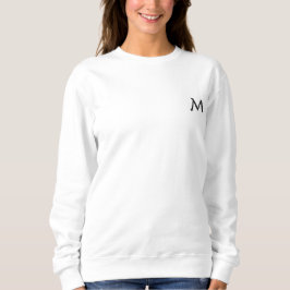 Sudadera Bordada Personal Monogram Style Women's