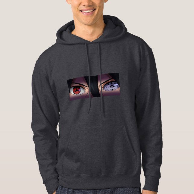 Sudadera Bordado para los ojos sasuke (Anverso)