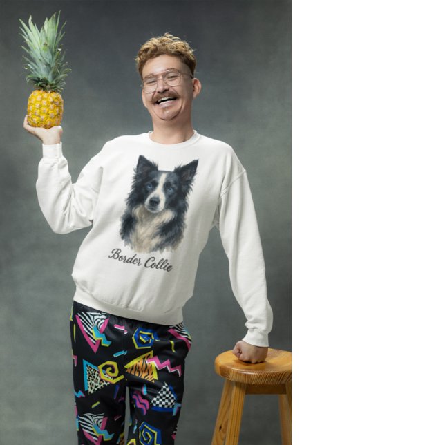 Sudadera Borde del perro Collie (Subido por el creador)