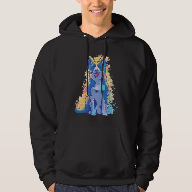 Sudadera Border Collie (Anverso)
