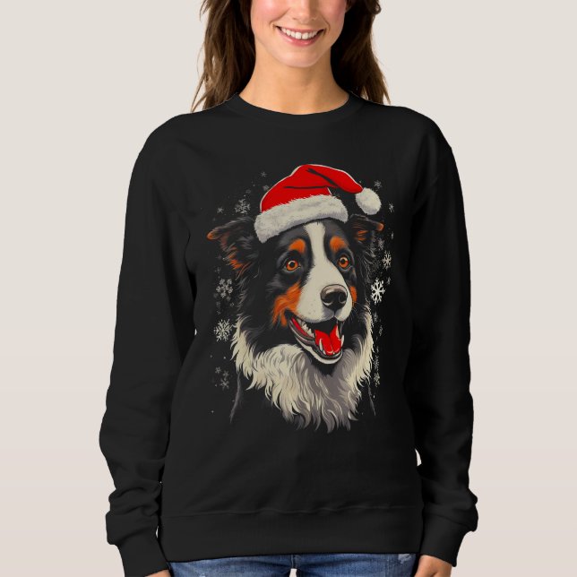 Sudadera Border Collie Dog Xmas (Anverso)