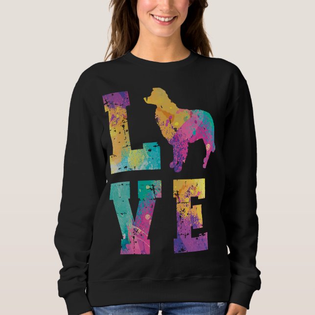 Sudadera Border Collie Love (Anverso)