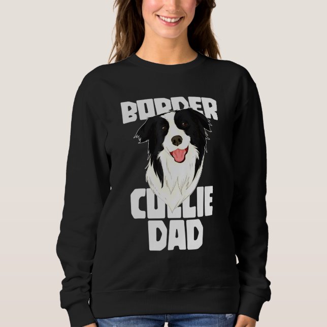 Sudadera Border Collie Papá Perro Día del Padre Border Coll (Anverso)