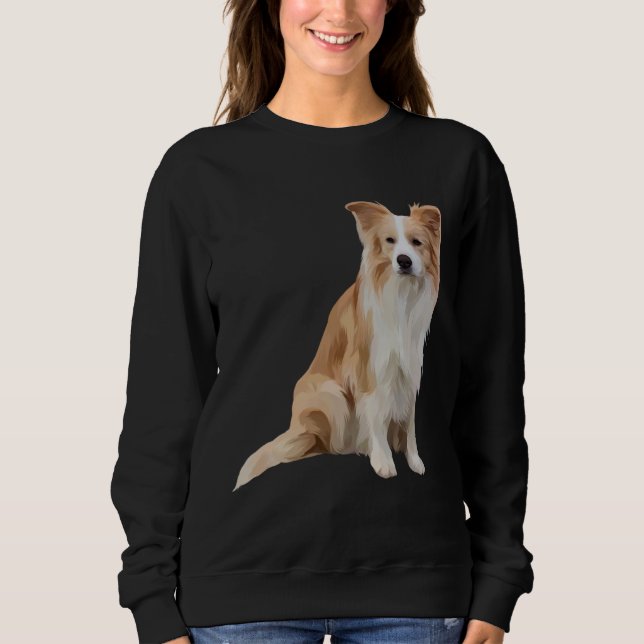 Sudadera Border Collie Red (Anverso)