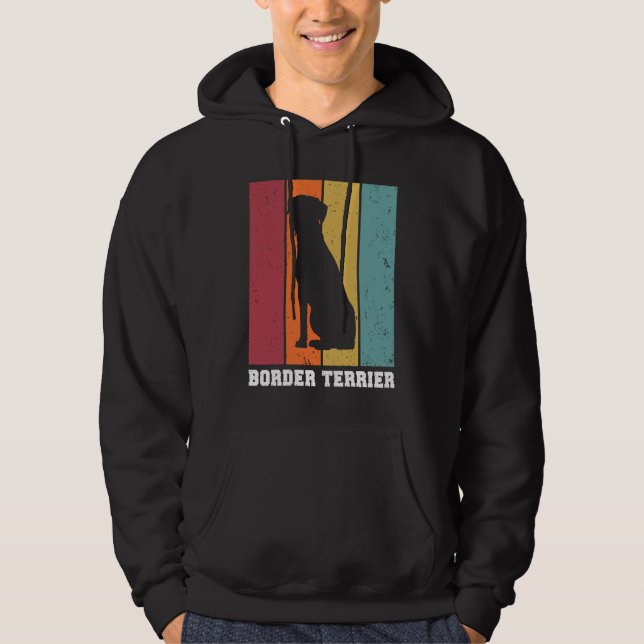 Sudadera Border Terrier Vintage  1 (Anverso)