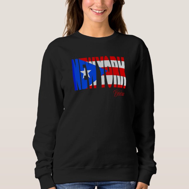 Sudadera Boricua Roots Puerto Rico Pride PR New York Puerto (Anverso)
