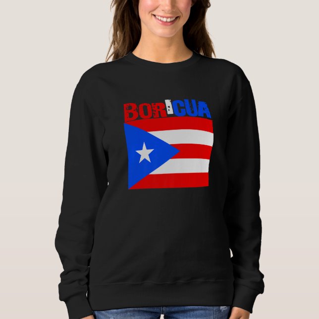 Sudadera Boricua Roots Puerto Rico Pride PR Souvenir Puerto (Anverso)