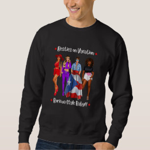 Sudadera Boricuas mujeres de vacaciones en viaje de Chicas 