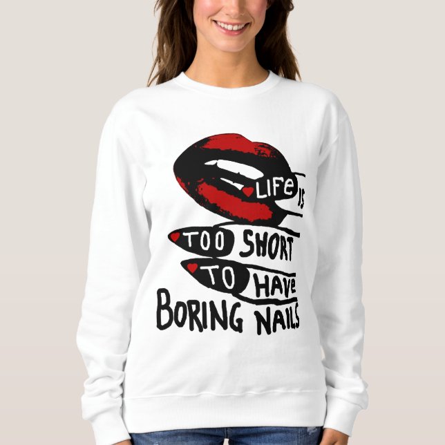 Sudadera Boring Nails (Anverso)
