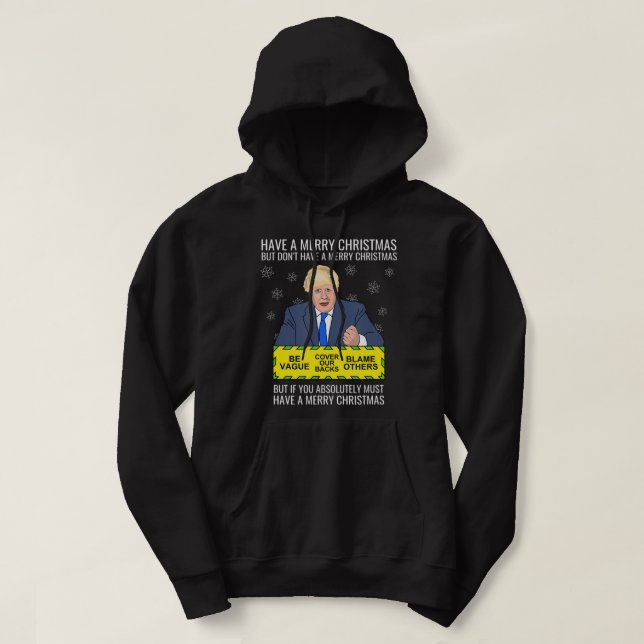 Sudadera Boris político conservador anti Pm Johnson (Diseño del anverso)