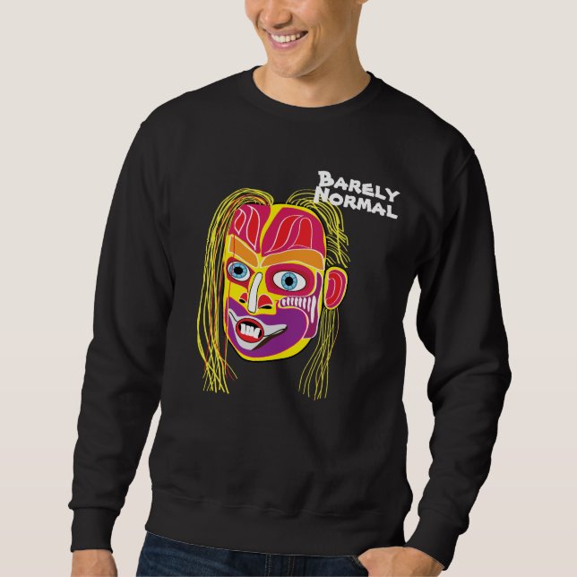 Sudadera Boris por apenas normal - camiseta negra (Anverso)