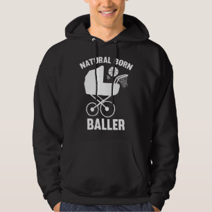 Sudadera Born Baller natural