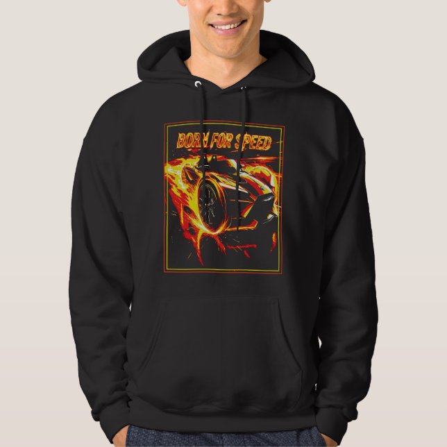 Sudadera Born for speed (Anverso)