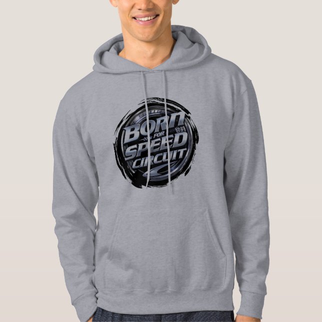 Sudadera Born for Speed Circuit Architecture Hoodie – Racin (Anverso)