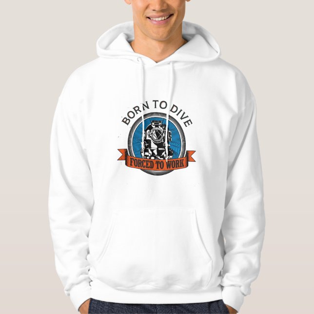 Sudadera Born to Dive (Anverso)