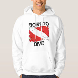 Sudadera Born to Dive Bandera de buceo