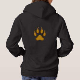 Sudadera Born to Prowl – Golden Raccoon Paw Hoodie