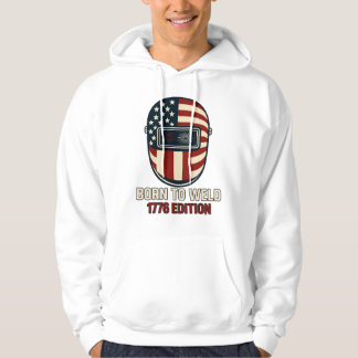 Sudadera BORN TO WELD – 1776 Edition Men's Hoodie