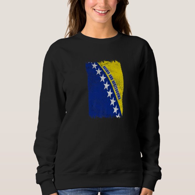 Sudadera Bosnia and Herzegovina flag national flag (Anverso)