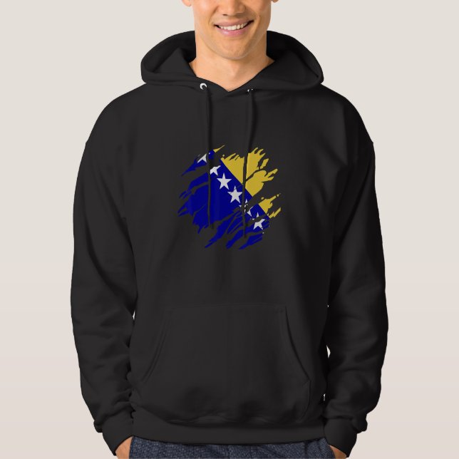 Sudadera Bosnia Bosnian flag (Anverso)