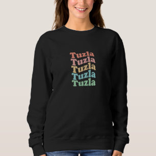 Sudadera Bosnia Herzegovina Hippie ciudad vintage años 70 -