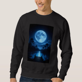 Sudadera Bosque Celestial Iluminado por la Luna Estética