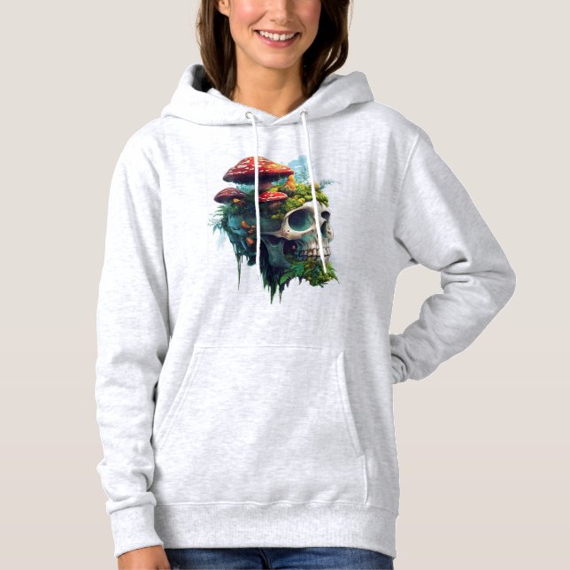 Sudadera Bosque de Cráneos de Hongos (Anverso)