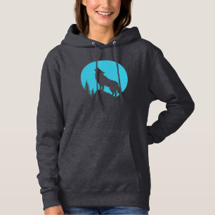 Sudadera Bosque de Lobos Naturaleza Silueta de Fauna Silves