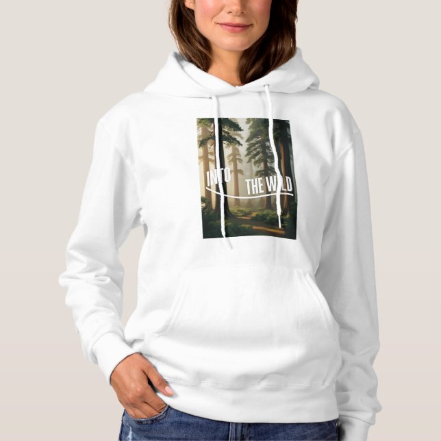 Sudadera bosque de pinos denso (Anverso)