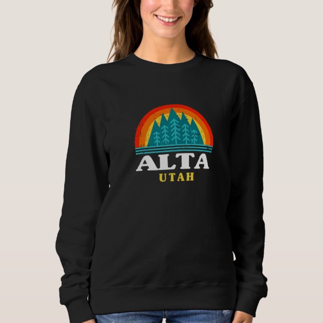 Sudadera Bosque Evergreen Sunset Alta Bosque Utah Woods Nat (Anverso)