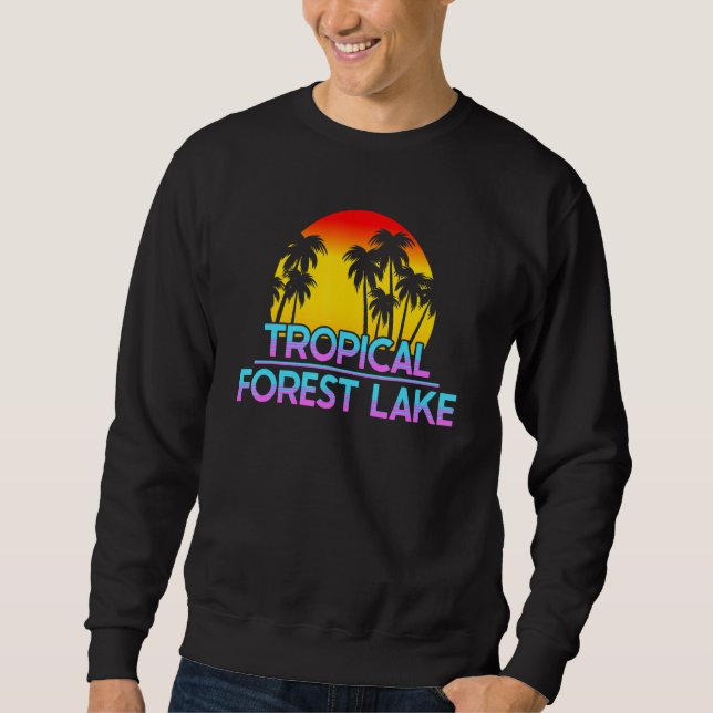 Sudadera Bosque Lago Minnesota Funny Clima Irónico 1 (Anverso)