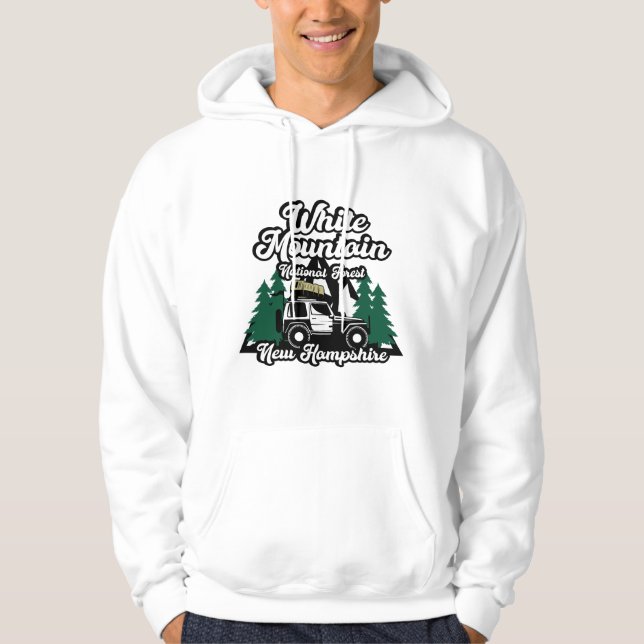 Sudadera Bosque nacional de la montaña blanca (Anverso)