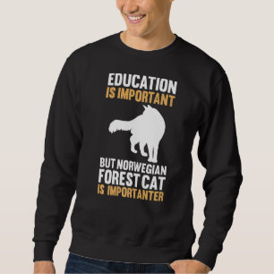 Sudadera Bosque noruego del gato