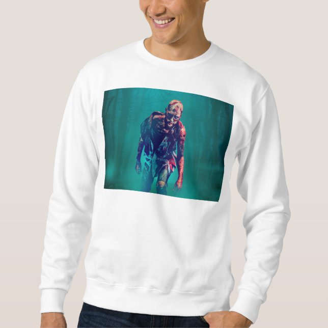 Sudadera Bosque sangriento de zombies de SlipperyJoe's nieb (Anverso)