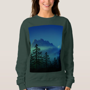 SUDADERA BOSQUE TRANQUILO DE MEDIA NOCHE EN LA MONTAÑA