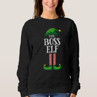 Sudadera Boss Elf Matching Family Christmas
