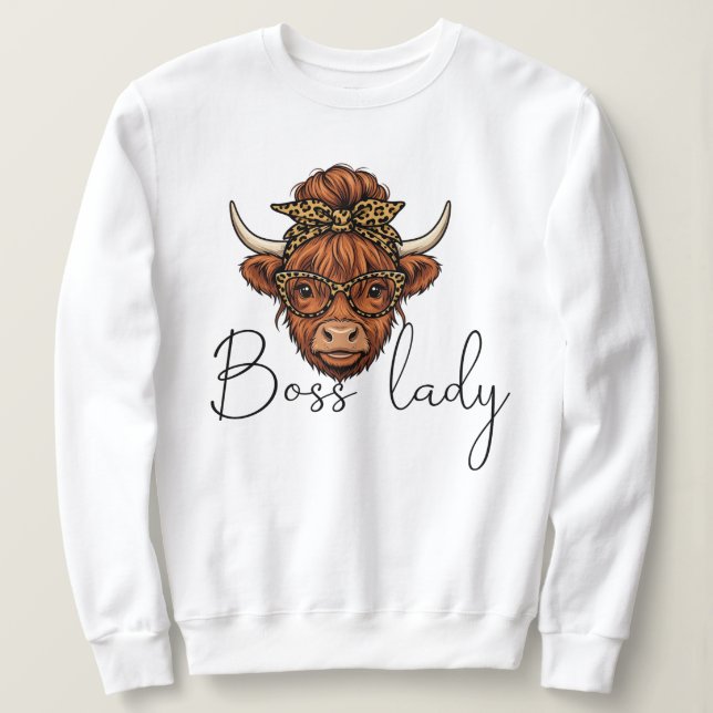 Sudadera Boss lady sweatshirt  (Anverso del diseño)