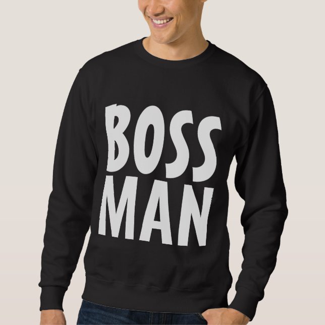 Sudadera BOSS MAN Black TEES T-Shirts (Anverso)