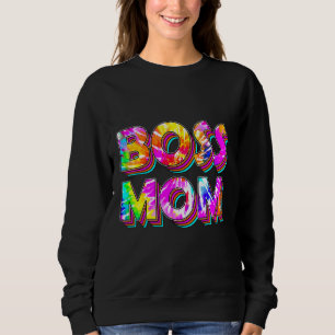Sudadera Boss Mom Vintage Retro Tye