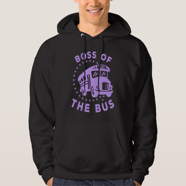 Sudadera Boss of the Bus School Bus Driver (Anverso)