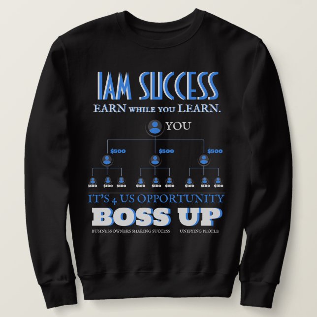 Sudadera BOSS UP T-Shirt (Anverso del diseño)
