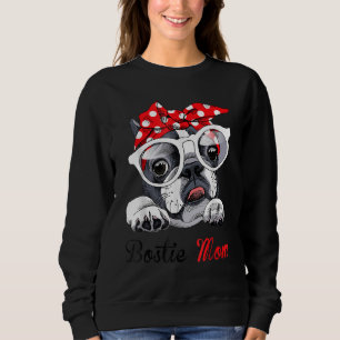 Sudadera Bostie Mom Cute Boston Terrier Dogs