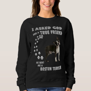 Sudadera Boston Bull Terrier Perro Mamá Papá Costume Cute B