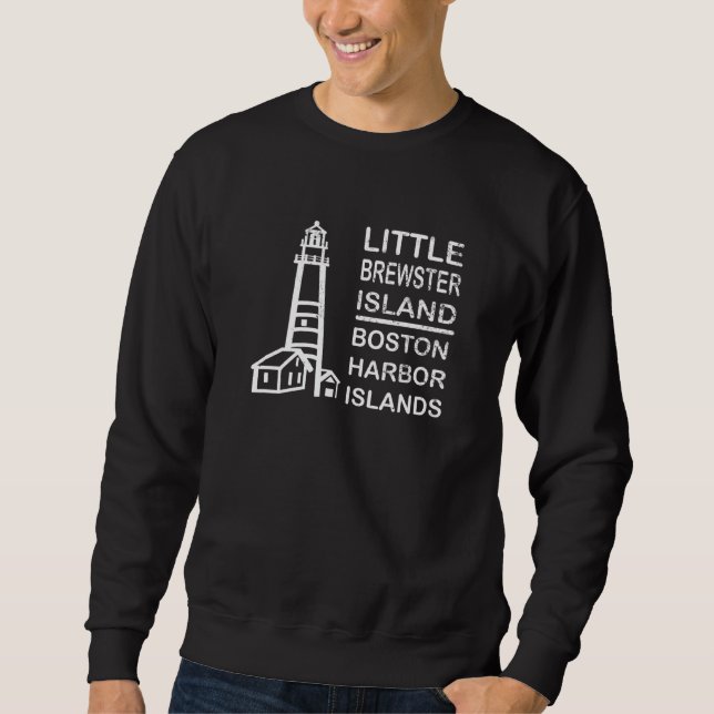 Sudadera Boston Little Brewster Island Harbor Islands Souve (Anverso)