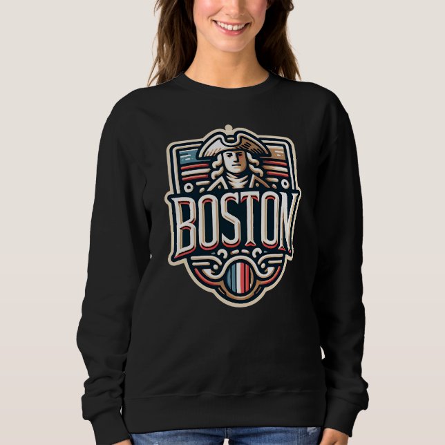 Sudadera Boston Massachusetts Paul Revere (Anverso)