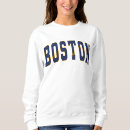 Sudadera Boston Massachusetts Vintage College Style