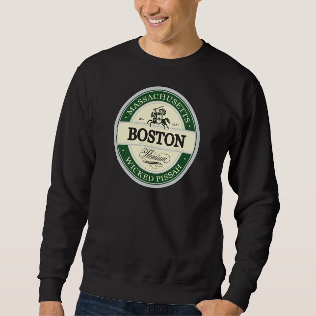 Sudadera Boston - pissah travieso (Anverso)