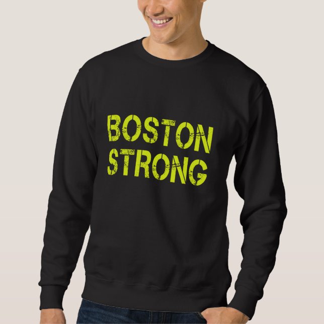Sudadera Boston Strong Retro Mens Women (Anverso)
